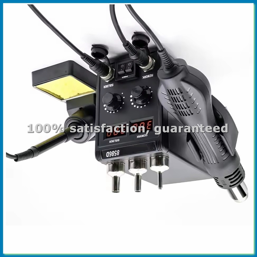 Smd Rework Station Hot Air Soldering 2 In 1 - Station de soudage 8586D 2 en