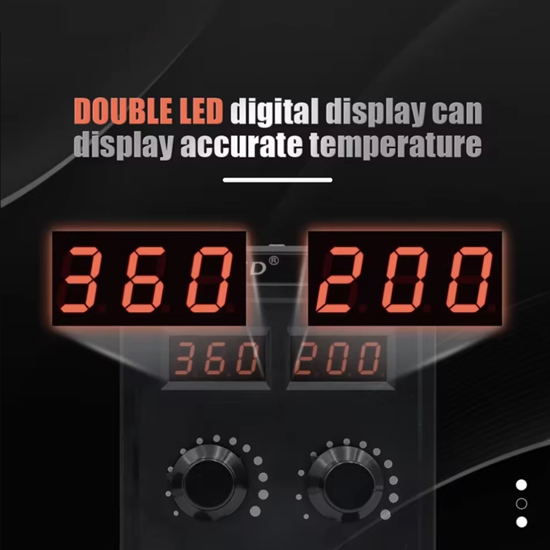 Station de soudage 8586D 2 en  - Smd Rework Station Hot Air Soldering 2 In 1 avis et prix